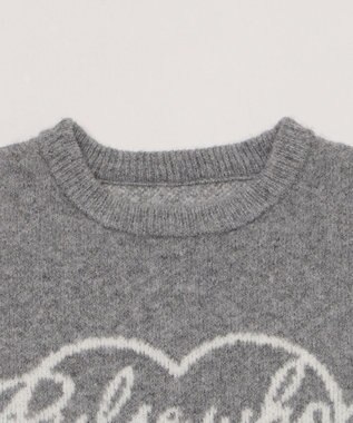 WEGO 【2025年秋冬新作】フラッフィーグラフィックニットBIGプルオーバー 柄9