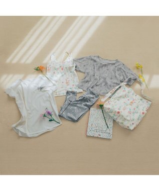 Chacott トートバッグ ホワイトプリント