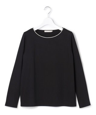 ICB 【洗える】 コンパクトモクロディ プルオーバー ブラック系