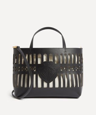 LIBERTY. アイフィス 1875 チューダー プチ ショッパーバッグ ブラック