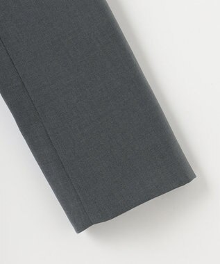 J.PRESS LADIES L 【セットアップ対応・洗える】DRYウーステッド ノーカラー ジャケット グレー系