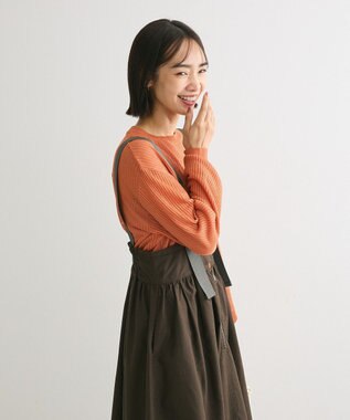 Green Parks ・ＤＯＵＢＬＥ　ＦＬＡＧＳサスペンダーミリタリースカート Charcoal Gray