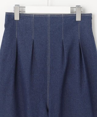 Feroux 【2WAY】ハイウエストデニム パンツ ネイビー系