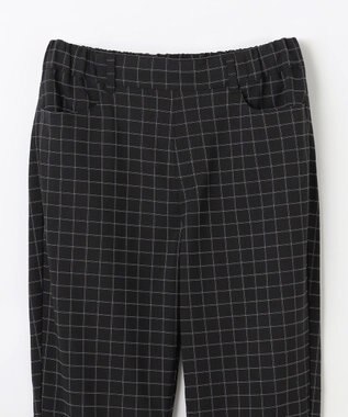 ANY 【大好評につき新色登場！/ストレッチ】大人の7daysデイリーパンツ クロ×ホワイトチェック