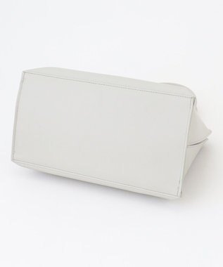 ANY 【2WAY】メタルハンドルバッグ ライトグレー