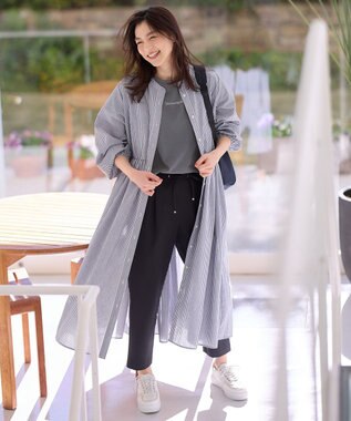 ANY エンブロイダリーロゴTシャツ チャコール