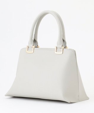 ANY 【2WAY】メタルハンドルバッグ ライトグレー