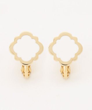TOCCA COLOR OF CLOVER EARRINGS イヤリング ホワイト系