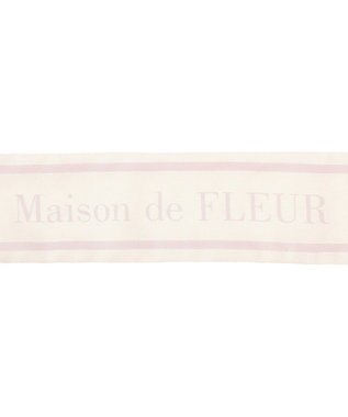Maison de FLEUR モノグラム柄スカーフ Light Pink