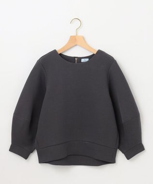 組曲 【WEB限定】パフスリーブ スウェットライクトップス グレー系