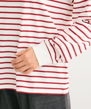 Green Parks ボーダープルオーバー Red