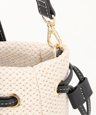 LA BAGAGERIE サイドタッセルサマートート　Mサイズ ホワイト