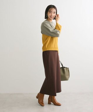 Green Parks ・ｆｕｒｒｙ　ｒａｔｅ　かる～いニットプルオーハ Gray