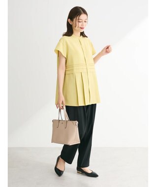 Green Parks プリーツヘムタックチュニック Yellow