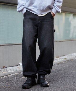 WEGO イージーペインターデニムパンツ デニムブラックソノタ