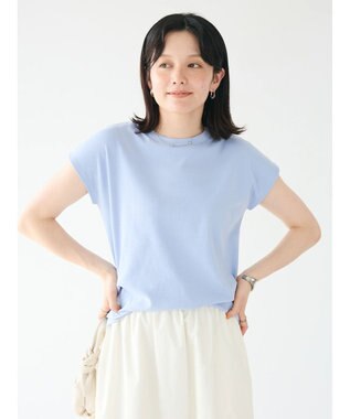 CRAFT STANDARD BOUTIQUE スムースフレンチスリーブプルオーバー Sax