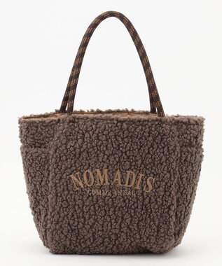 23区 NOMADIS SAC ボアミニ トート バッグ ダークブラウン系