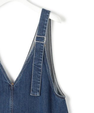 23区 L 【RED CARD TOKYO×23区】デニム サロペット ワンピース ミッドブルー系