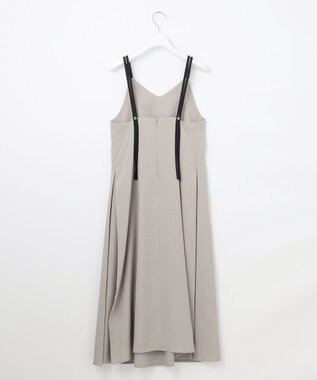 Feroux ダブルストラップキャミ ドレス ライトグレー系