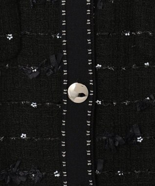 TOCCA 【八木アリサさん着用】FLOWER HIDE AND SEEK ニットジャケット ブラック系