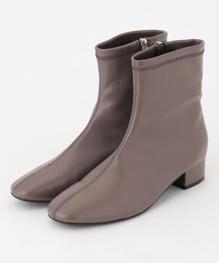 ANY 【LLサイズ有り】ソフトタッチローヒールブーツ モカ