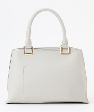 ANY 【2WAY】メタルハンドルバッグ ライトグレー