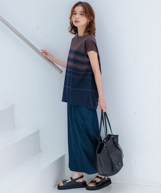 23区 【CLASSY.6月号掲載】雑材ミドル トートバッグ ブラック