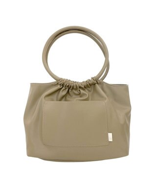 ROOTOTE 1251【合皮ギャザートート】LT.デリ.クランプリー-A 02：サンドベージュ