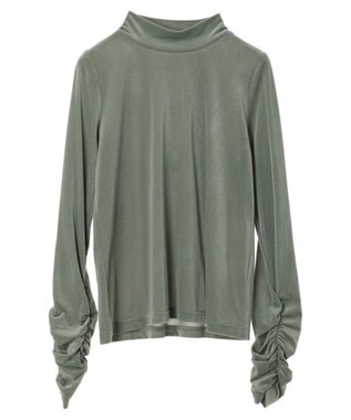 Green Parks ・ＳＵＧＡＲ　ＳＰＯＯＮ　シアーベロアハイネック Green