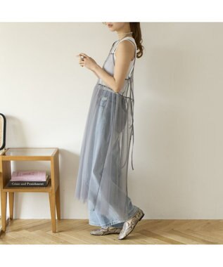 MODE ET JACOMO <carino>スクエアトゥフラットシューズ ベージュヘビ