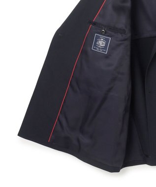 J.PRESS MEN 【J.PRESS ORIGINALS】【UNISEX】Wool Polyester Stretch Toropical 4B Blazer / Baggy-Fit ネイビー系