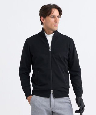 【MEN】トラックジャケット ホールガーメント ニットジャケット