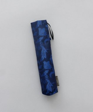 AURORA 【MACKINTOSH LONDON（マッキントッシュ ロンドン）】バイブリーフラワージャガード雨傘（折りたたみ傘） ネイビー