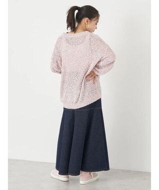 earth music&ecology ペプラムマーメイドデニムスカート Indigo