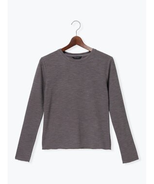 Te chichi スラブ天竺プルオーバー チャコールグレー
