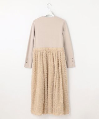 23区 【滝沢眞規子さん着用/一部店舗限定/洗える】ニットコンビジャカード ワンピース ベージュ系