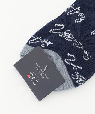 23区GOLF 【WOMEN】ロゴアンクル ソックス ネイビー系