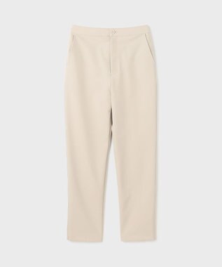 GRACE CONTINENTAL ストレッチテーパードパンツ ベージュ