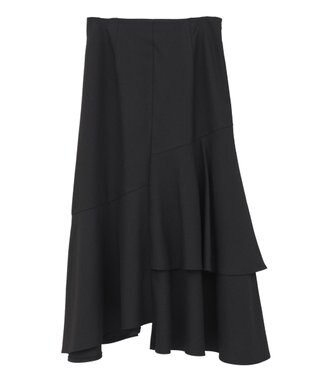 earth music&ecology ティアードイレヘムスカート Black