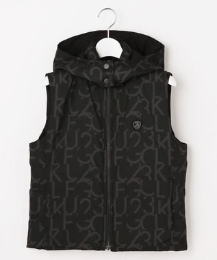 23区GOLF 【WOMEN】中綿リバーシブルベスト ブラック系5