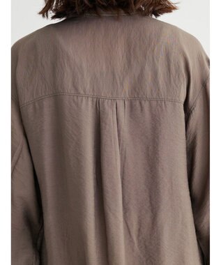 Green Parks レギュラー前後差シアーシャツ Brown