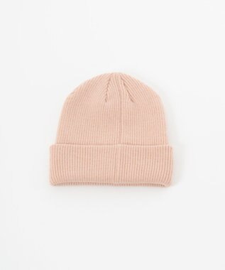 MOONBAT 【洗える】伸縮性に優れたストレスフリー ニット帽 ゆったり ピンクベージュ