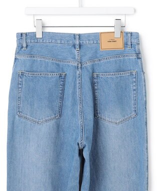 J.PRESS YORK STREET 【UNISEX】ライトオンス ワイドデニムパンツ ダルブルー系