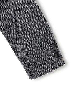 J.PRESS MEN 3シーズン着られる上質素材【ストレッチ / 吸水速乾 / 洗える / 消臭】AXIO 3ポジションジャージー ジャケット ライトグレー系