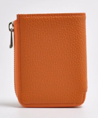 blancle シュリンクレザー Jジップウォレット オレンジ