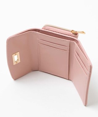 WEGO パイピングキルティングウォレット ピンク