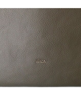 IBIZA リンピード　牛革　セミショルダーバッグ グレー