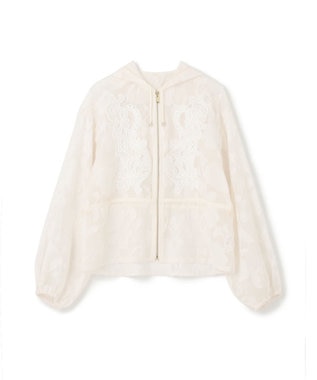 GRACE CONTINENTAL ジャガード刺繍ブルゾン キナリ