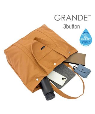 ROOTOTE 3648【撥水・軽量 キャリーオンバッグ】SC.グランデ.3ボタン-A 04：タン