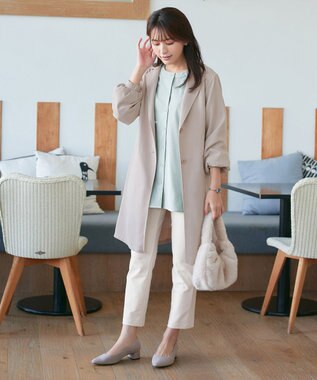 Tiaclasse 【新色追加・シーズンレス・日本製】エアシルキーパンツ オフベージュ